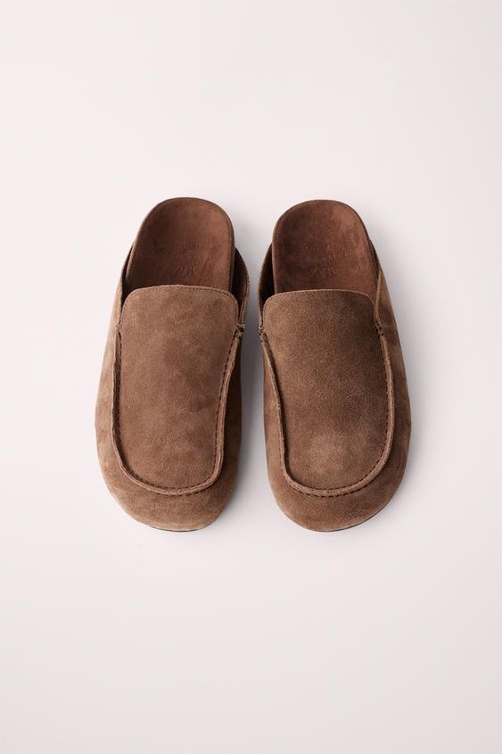 MULE EN CROÛTE DE CUIR CREATED BY CARAMEL LONDON X ZARA - Cuir de Zara - Image 5