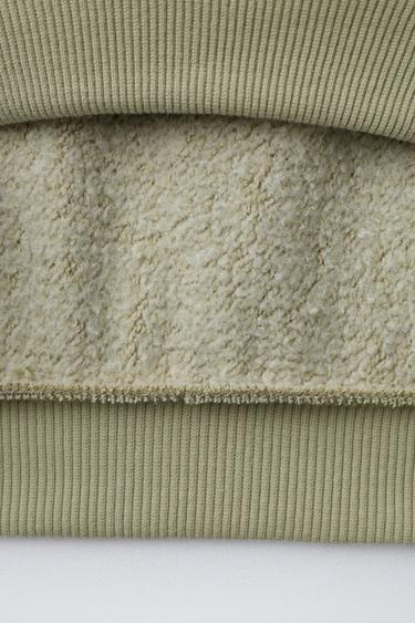 SLOGAN PRINT SWEATSHIRT - Light khaki by Zara - Image 3