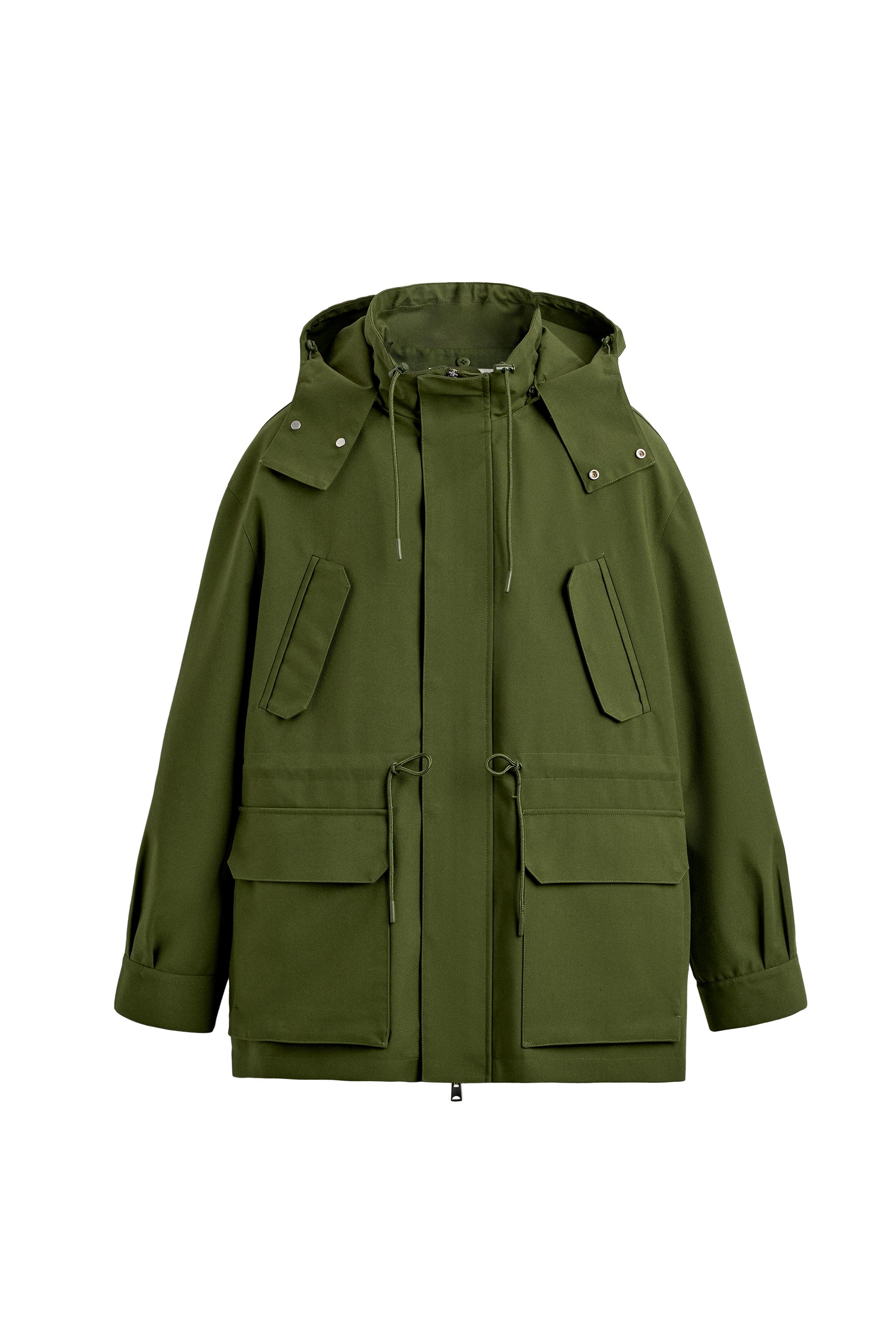 テクニカルデタッチャブルベストパーカ - カーキ | ZARA Japan / 日本