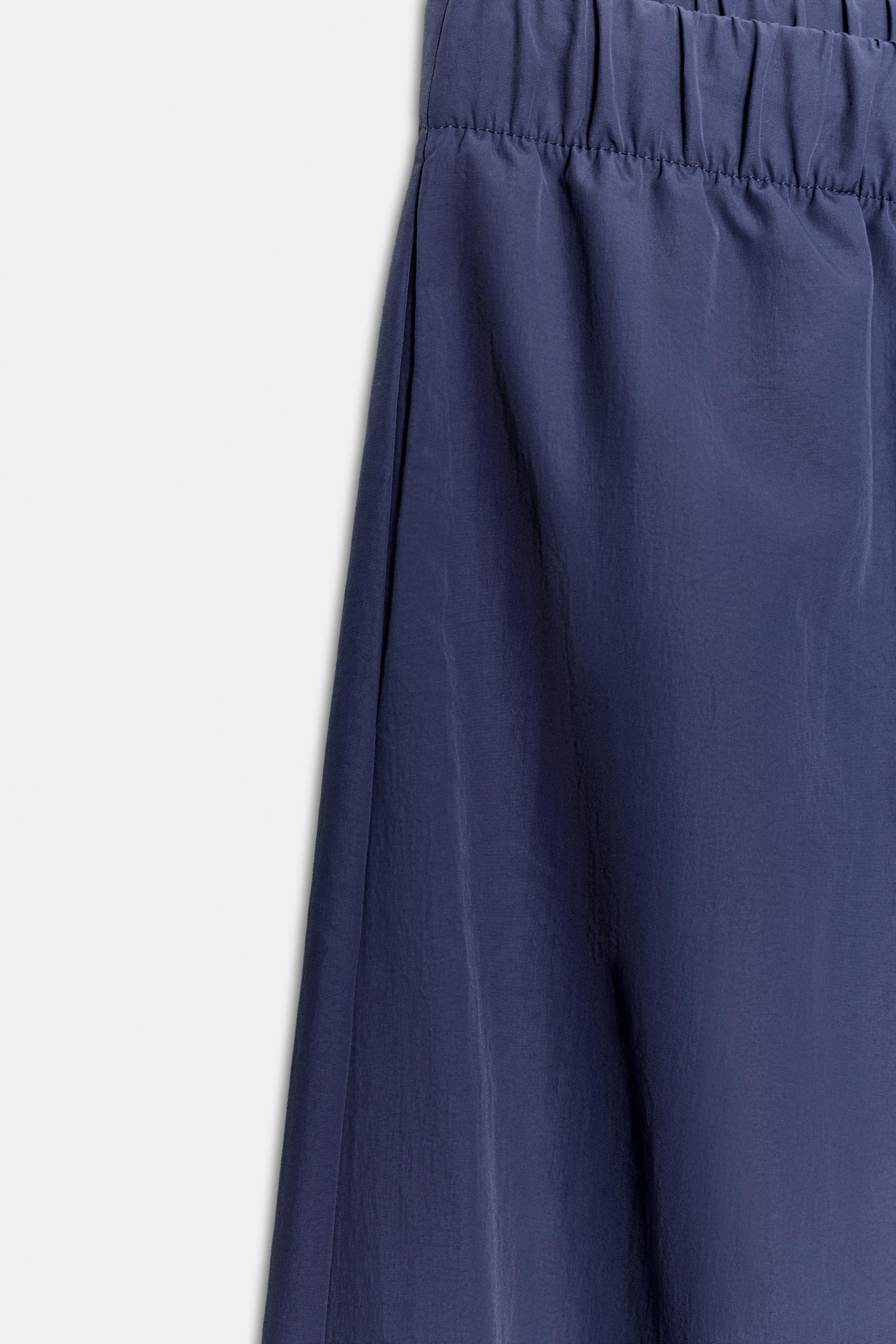 Женские брюки Zara TECHNICAL FABRIC ELASTIC PANTS — фото 7