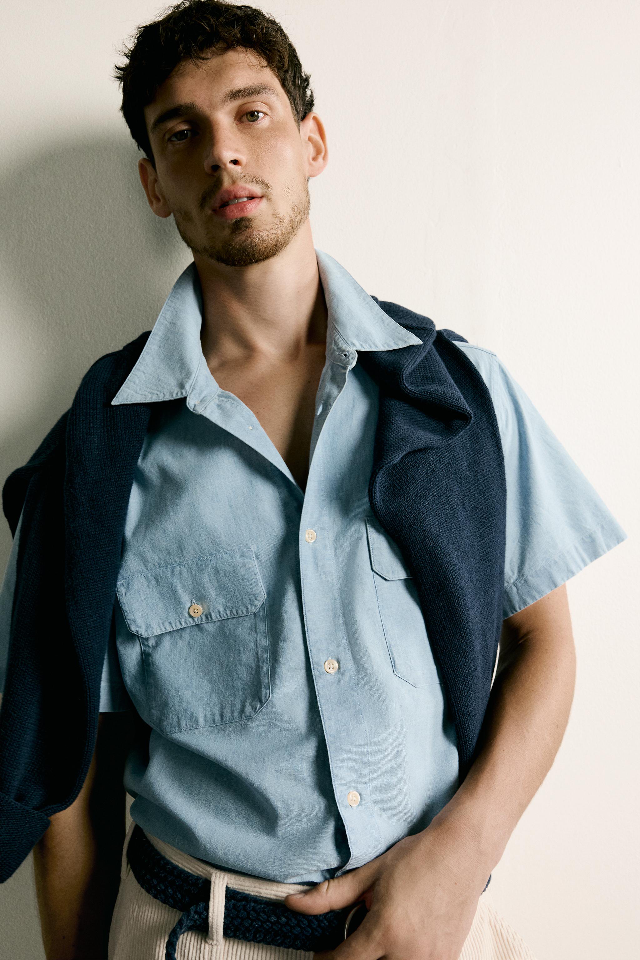 CHAMBRAY POCKET SHIRT