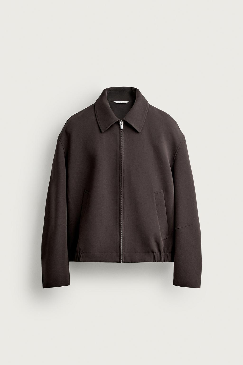 RELAXED FIT PLEATED JACKET