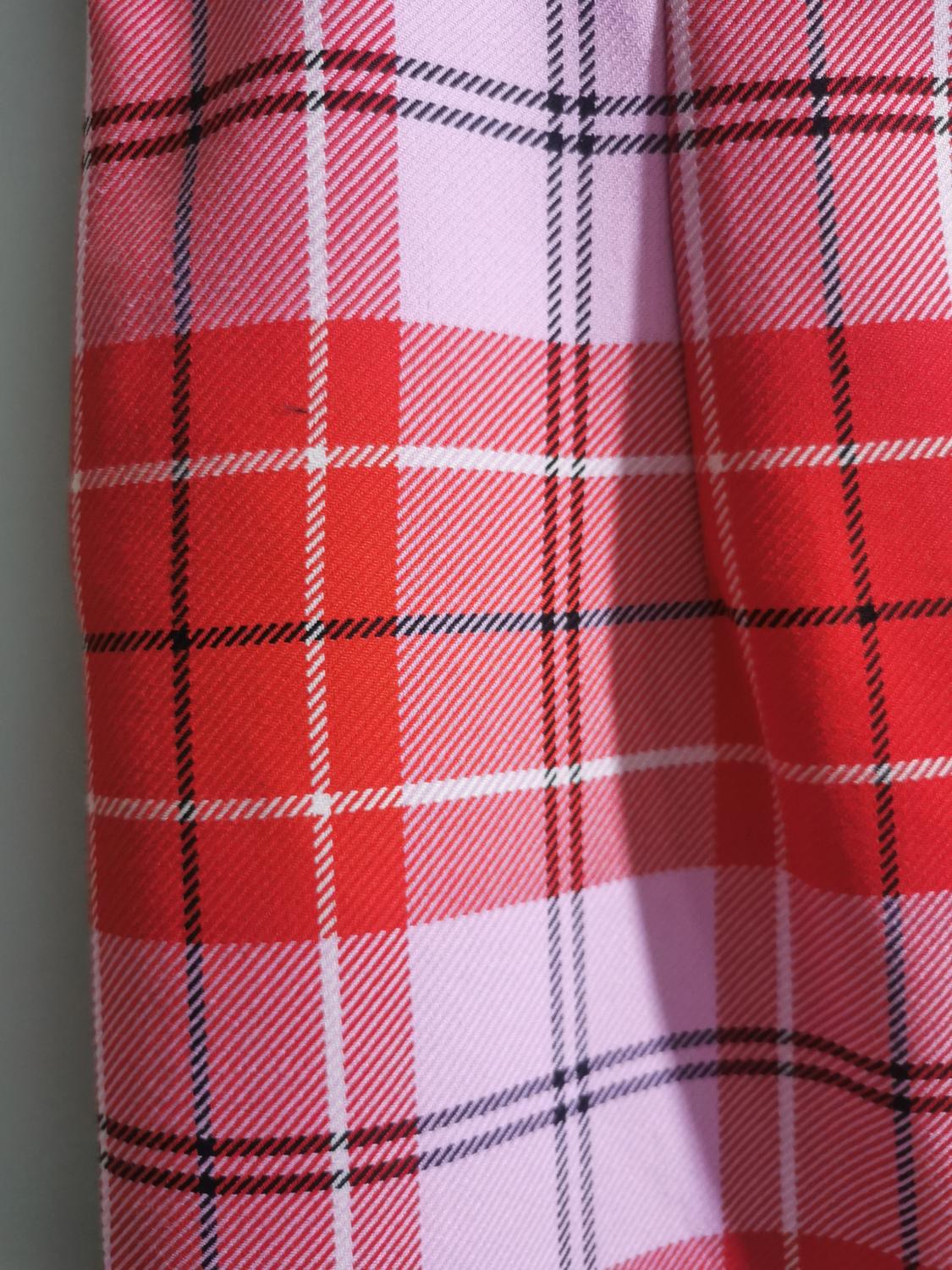 CHECK MIDI SKIRT - Image 3