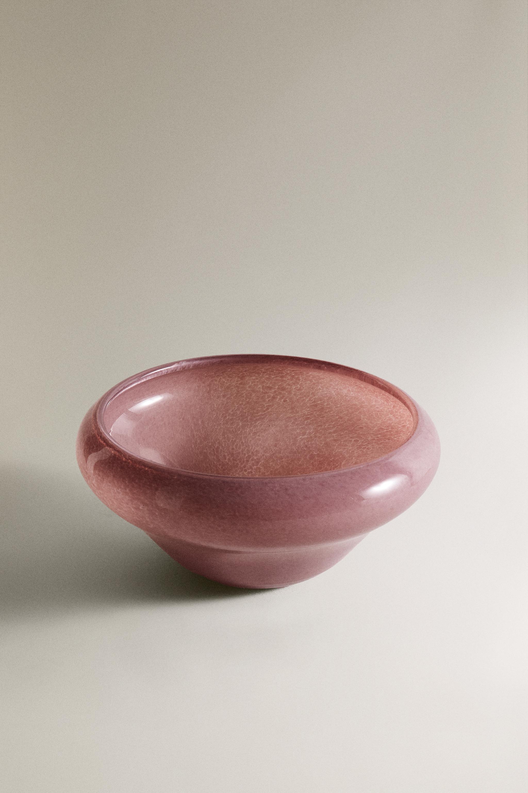 装飾ガラスボウル - ピンク | ZARA Japan / 日本