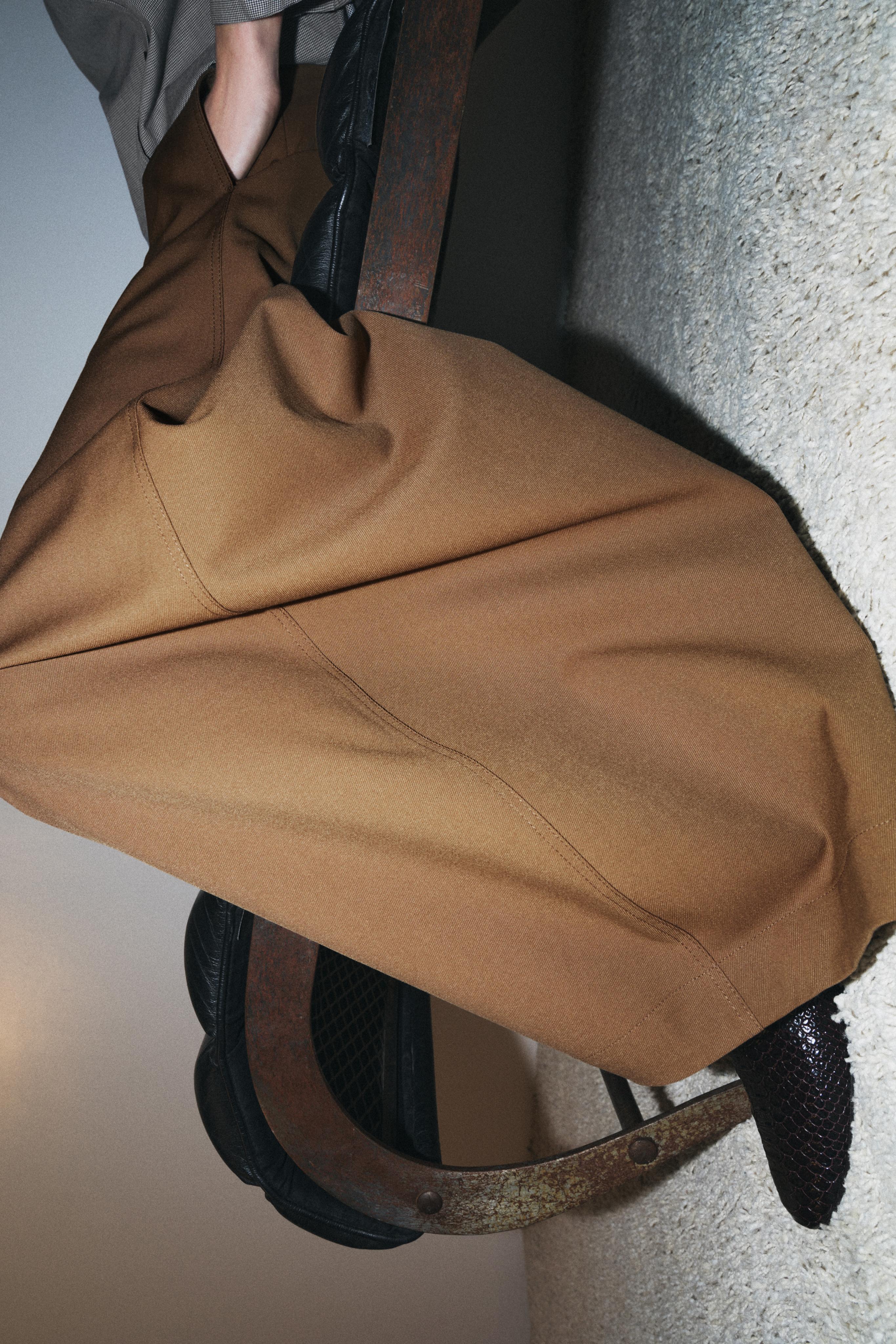 VOLUME WIDE LEG PANTS ZW COLLECTION