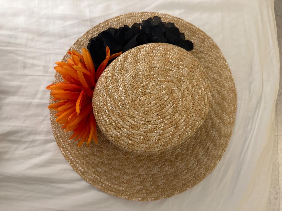 SOMBRERO RAFIA FLORES - Image 4