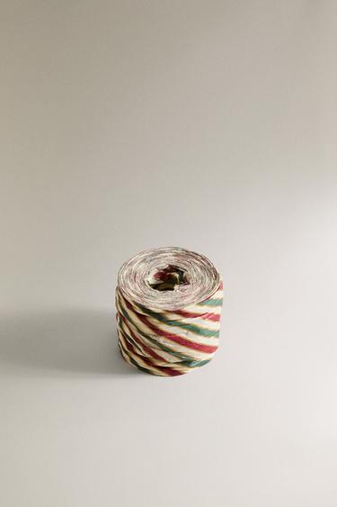 CHRISTMAS STRIPED PAPER RIBBON - Multicoloured by Zara - Image 1