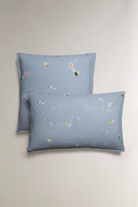 FRONHA DE TRAVESSEIRO INFANTIL ESPAÇO - Multicolor da Zara - Imagem 0