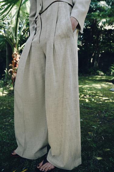 ENSEMBLE BLAZER ET PANTALON ZW COLLECTION - Curry de Zara - Image 1