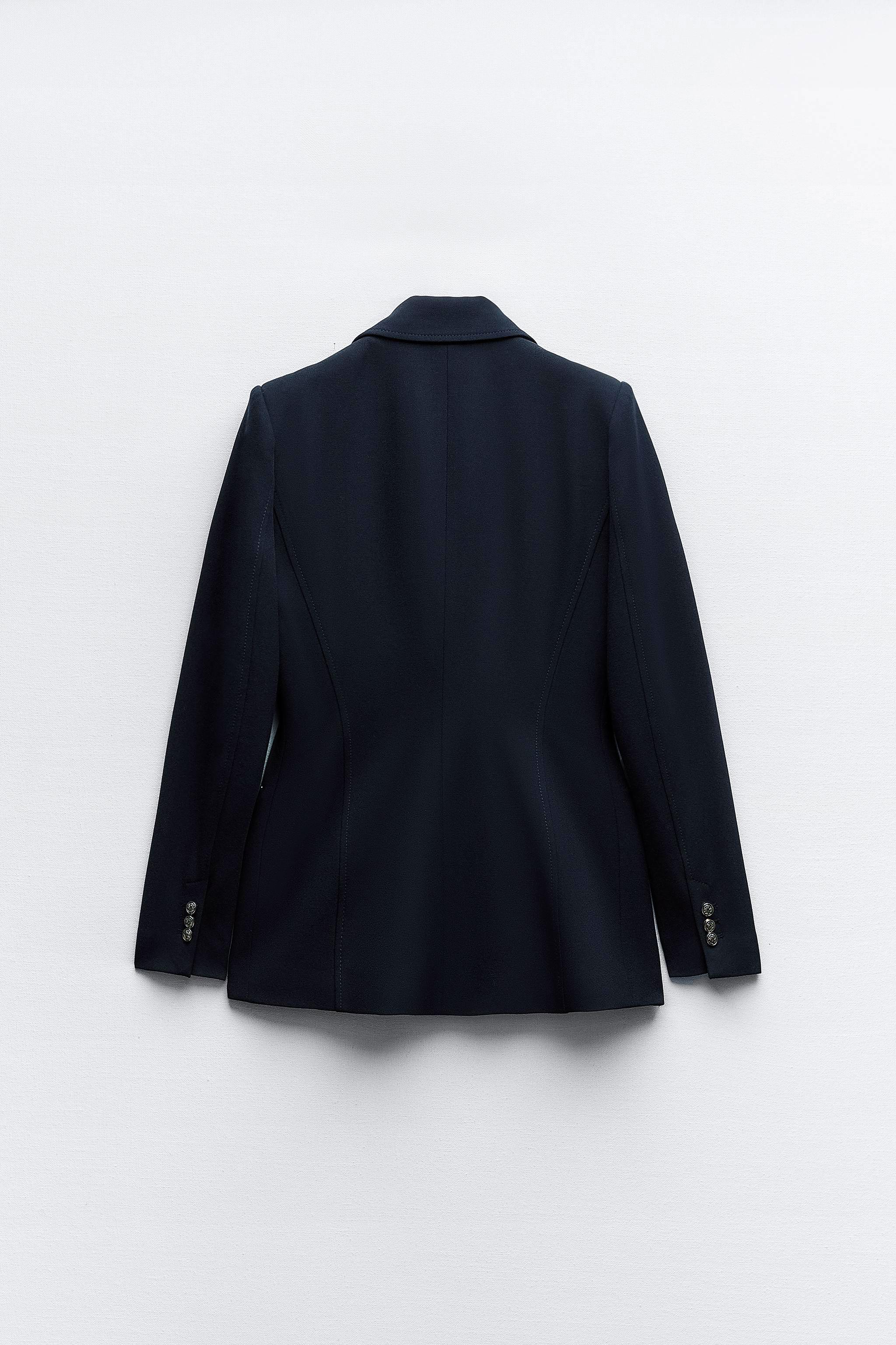 TAILORED DOUBLE BREASTED BLAZER - Bluish