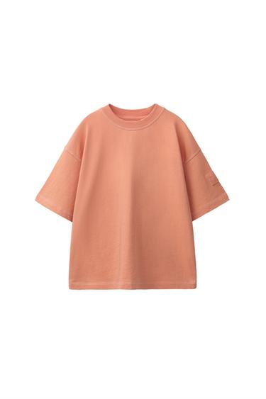 GARMENT DYE T-SHIRT - Orange by Zara