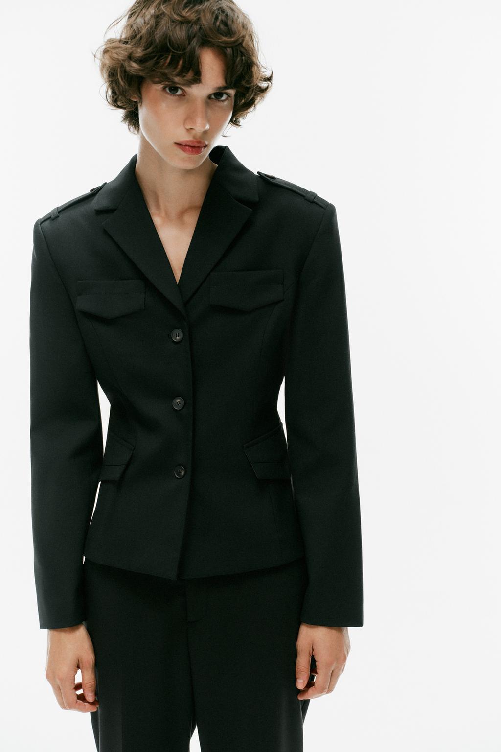 CROPPED LAPEL BLAZER