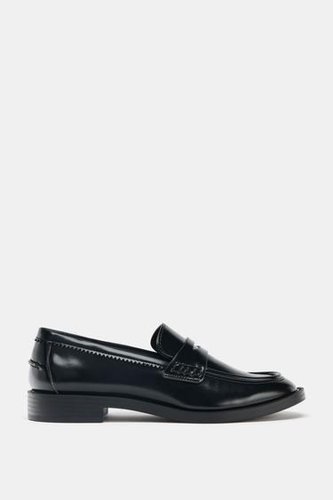 Zara 樂福鞋 - 黑色