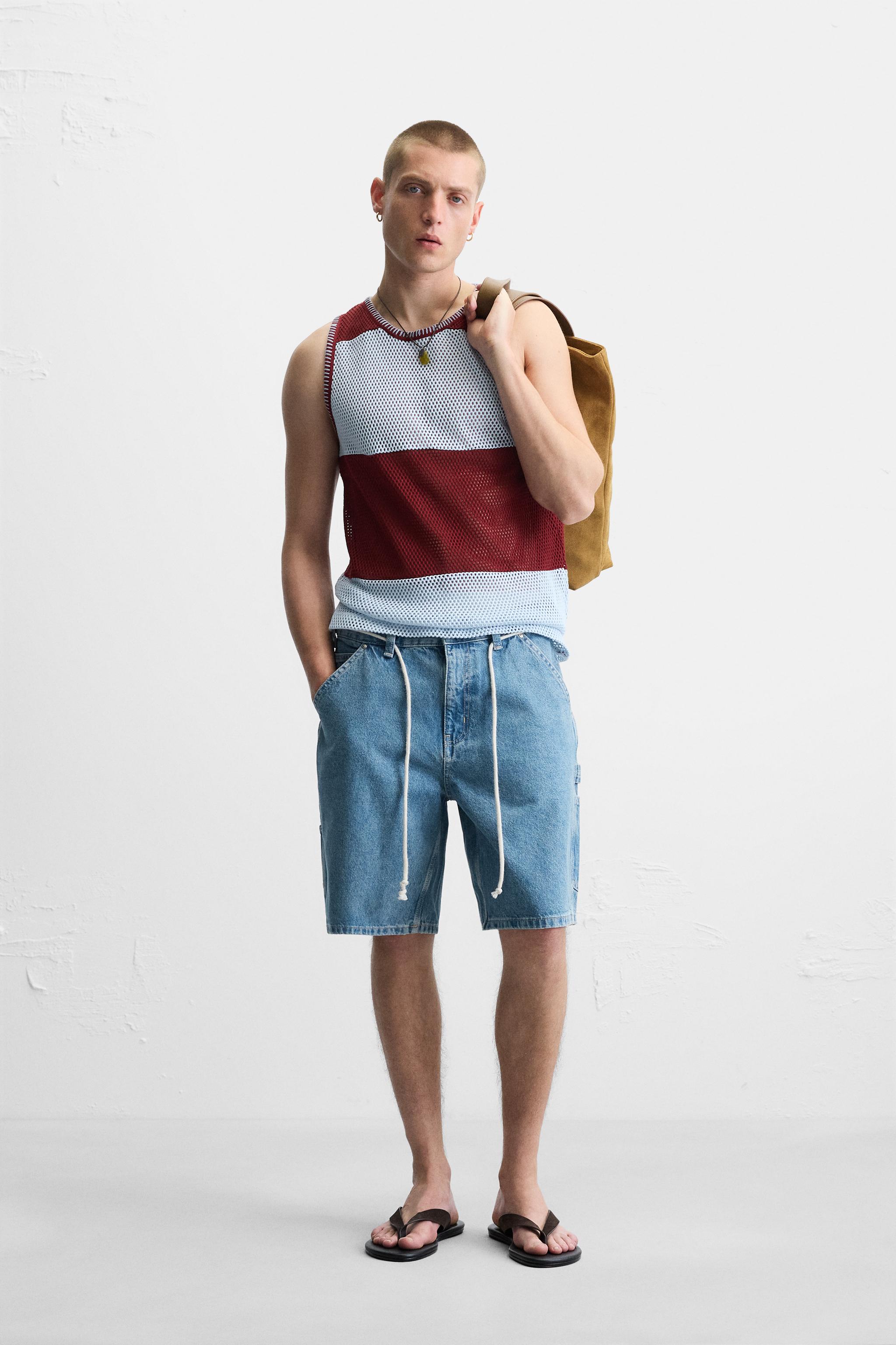 ブルーショートパンツ – メンズ | 最新コレクション | ZARA 日本