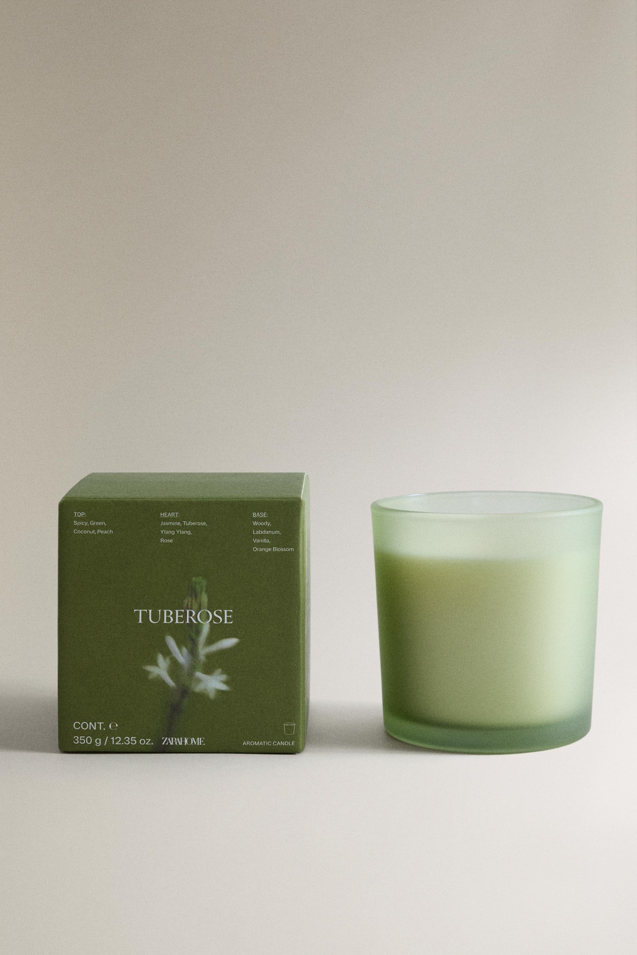 (350 G) BOUGIE PARFUMÉE TUBEROSE