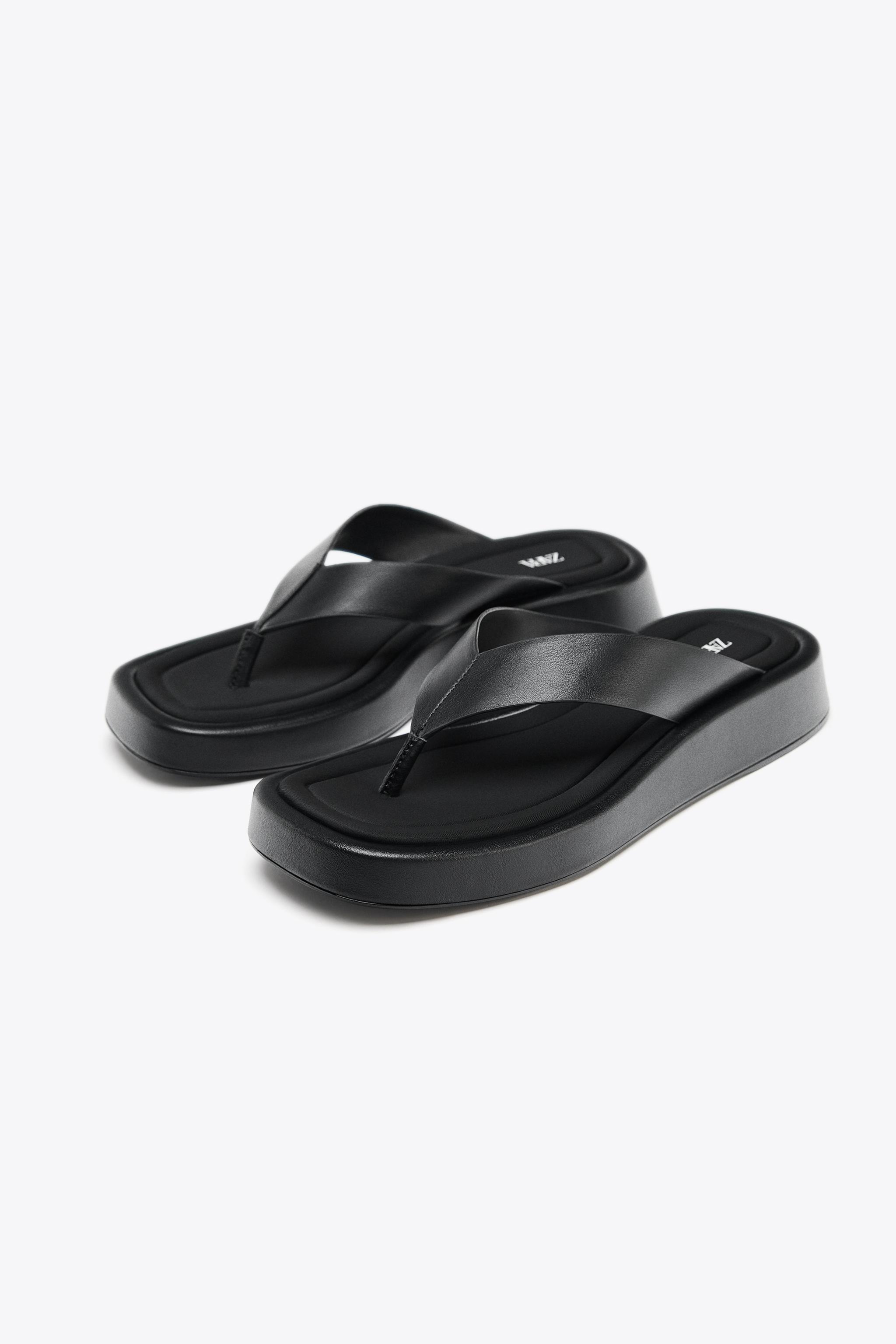 【ZARA】トングサンダル ブラック | 5503/510/800 ZARA】トングサンダル ブラック | 5503/510/800 (ZARA/サンダル