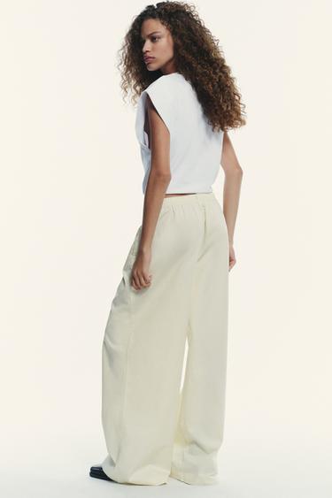 PALAZZO TROUSERS - Vanilla by Zara - Image 2