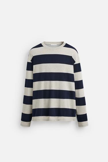 STRIPED T-SHIRT - striped by Zara