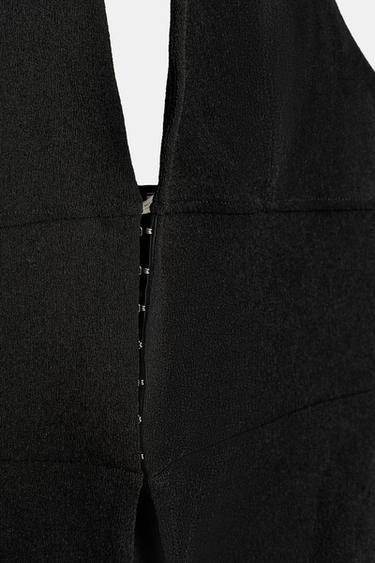 TOP HALTER STRETCH - Noir de Zara - Image 5