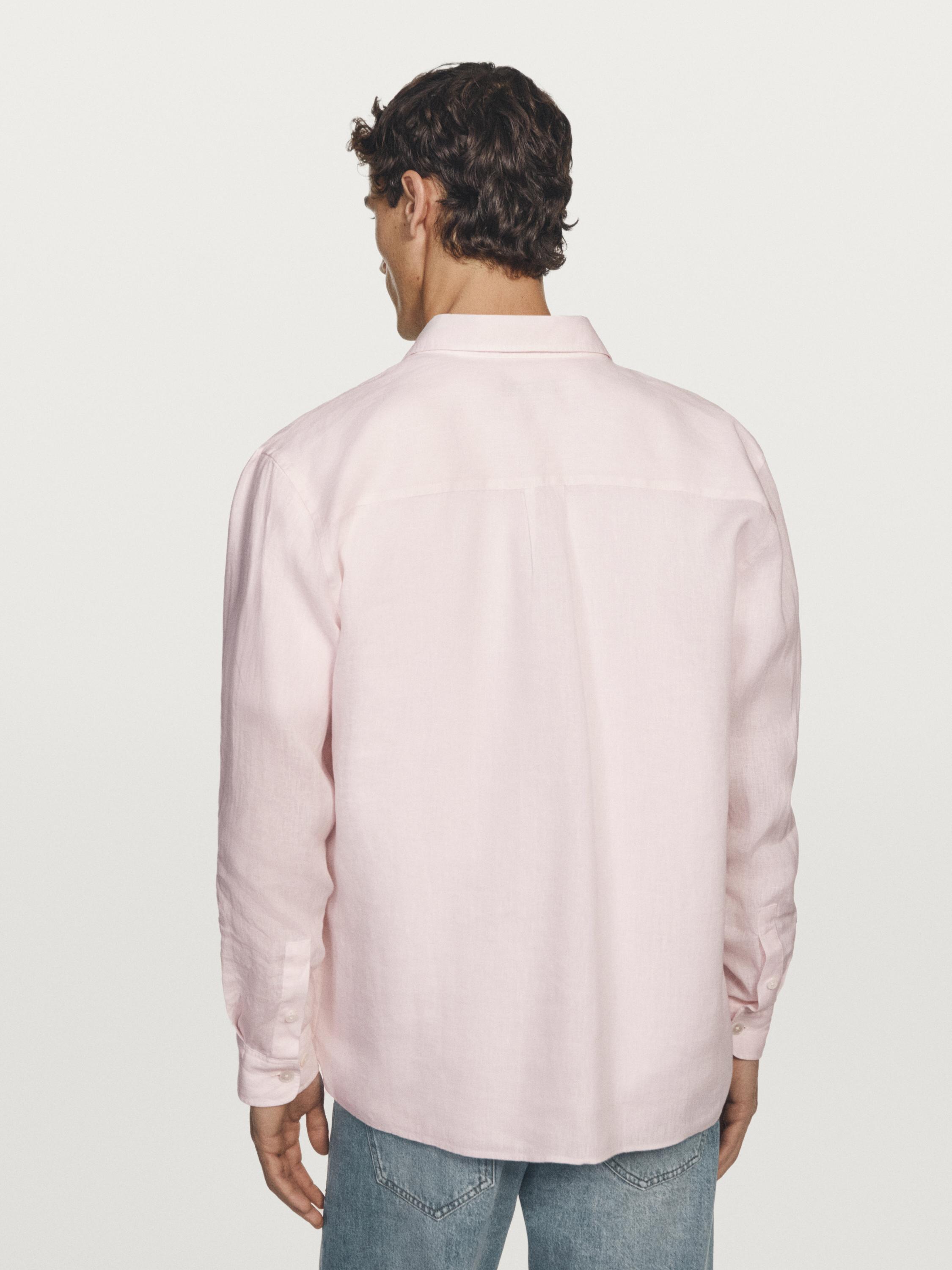 100% linen regular fit shirt