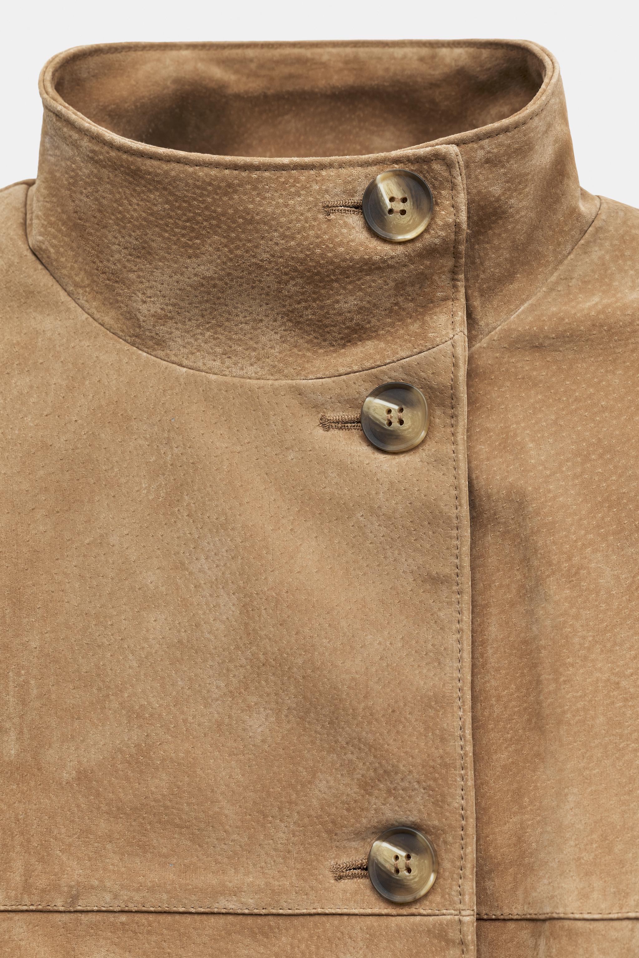 BLOUSON 100% CUIR CEINTURE