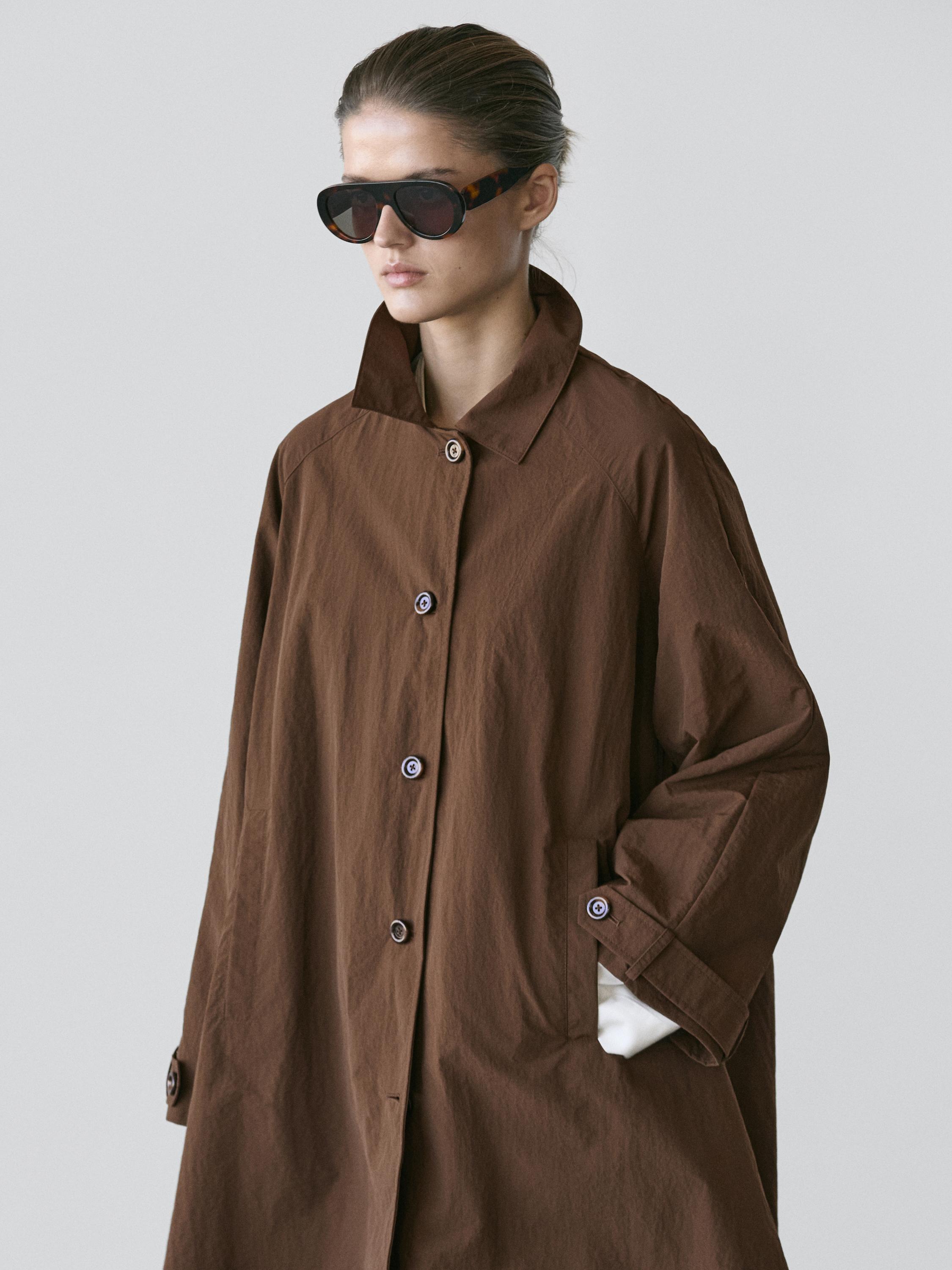 Trench cape détail col oversize