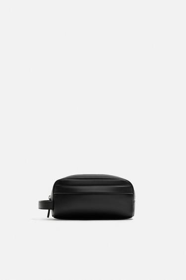 PLAIN TOILETRY BAG - Black by Zara - Image 0