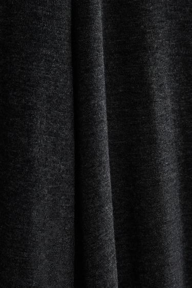 WOOL AND SILK SAROUEL TROUSERS - Grey by Zara - Image 3