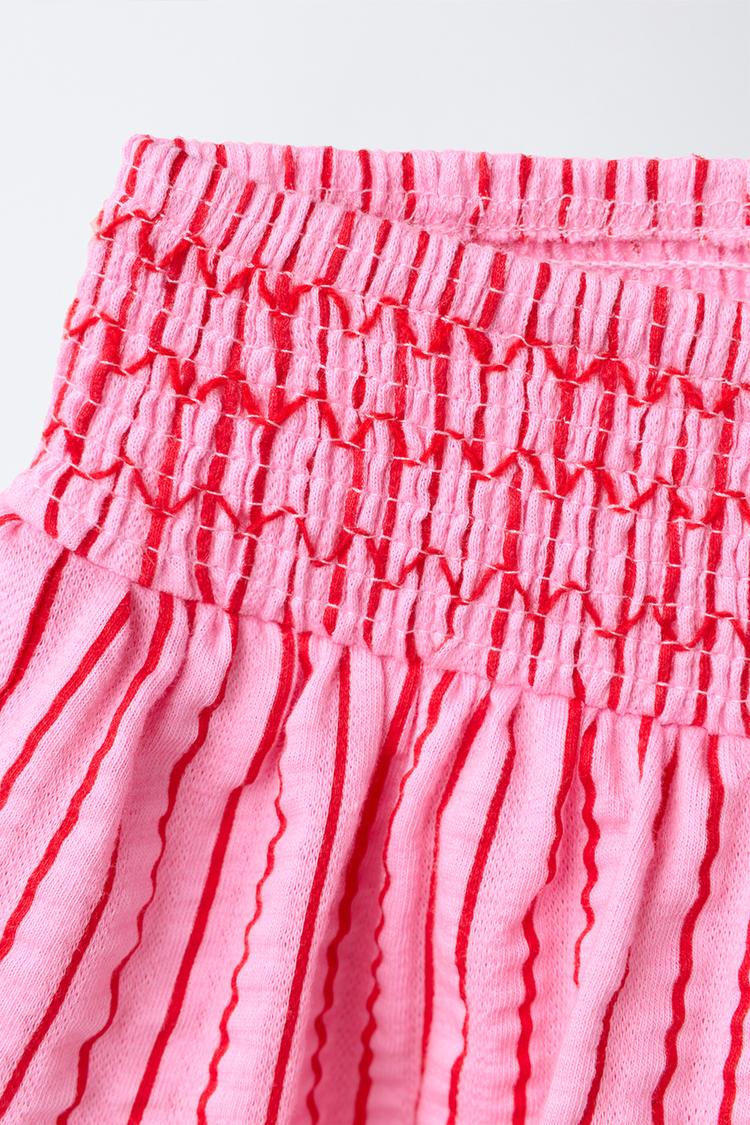 FALDA RAYAS CON VOLANTES 4