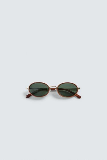 OVAL SUNGLASSES - Brown by Zara