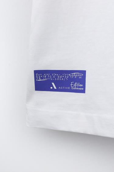 SPORTY T-SHIRT WITH POCKET - White by Zara - Image 3