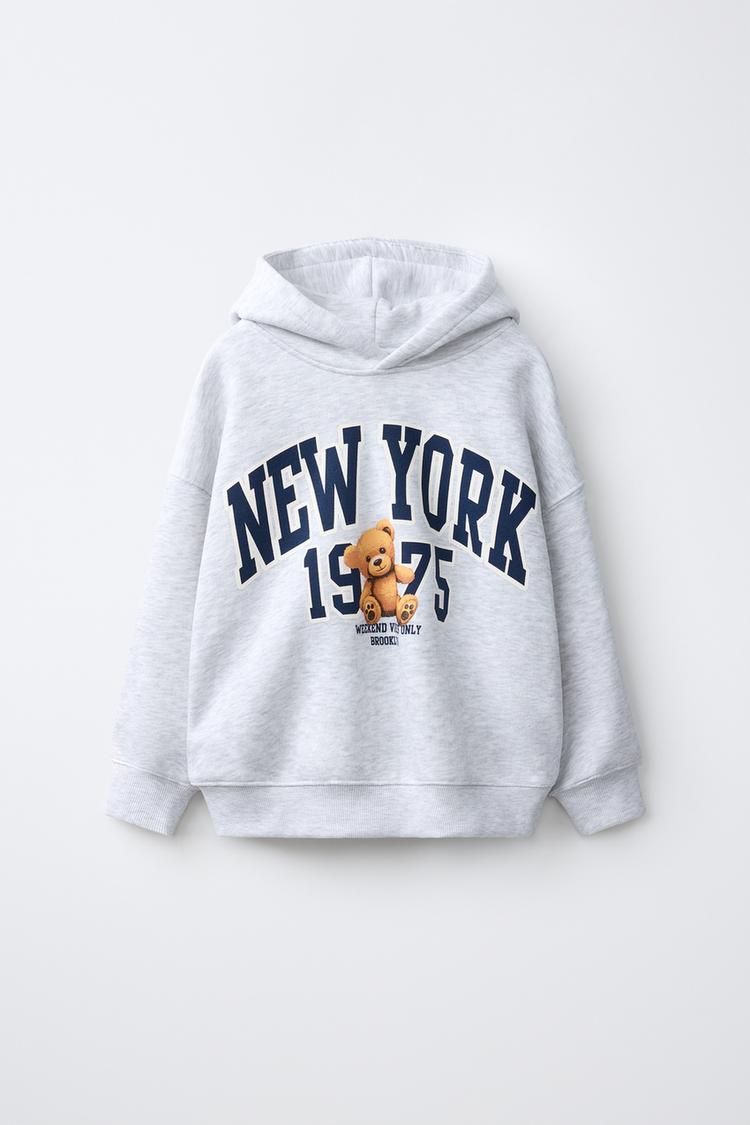 SUDADERA CON ESTAMPADO DE OSO 3