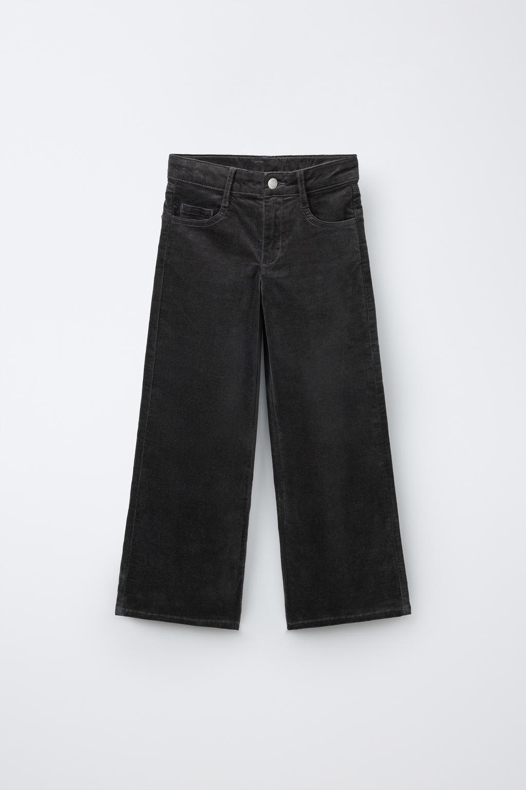 VELVET STARS WIDE-LEG TROUSERS