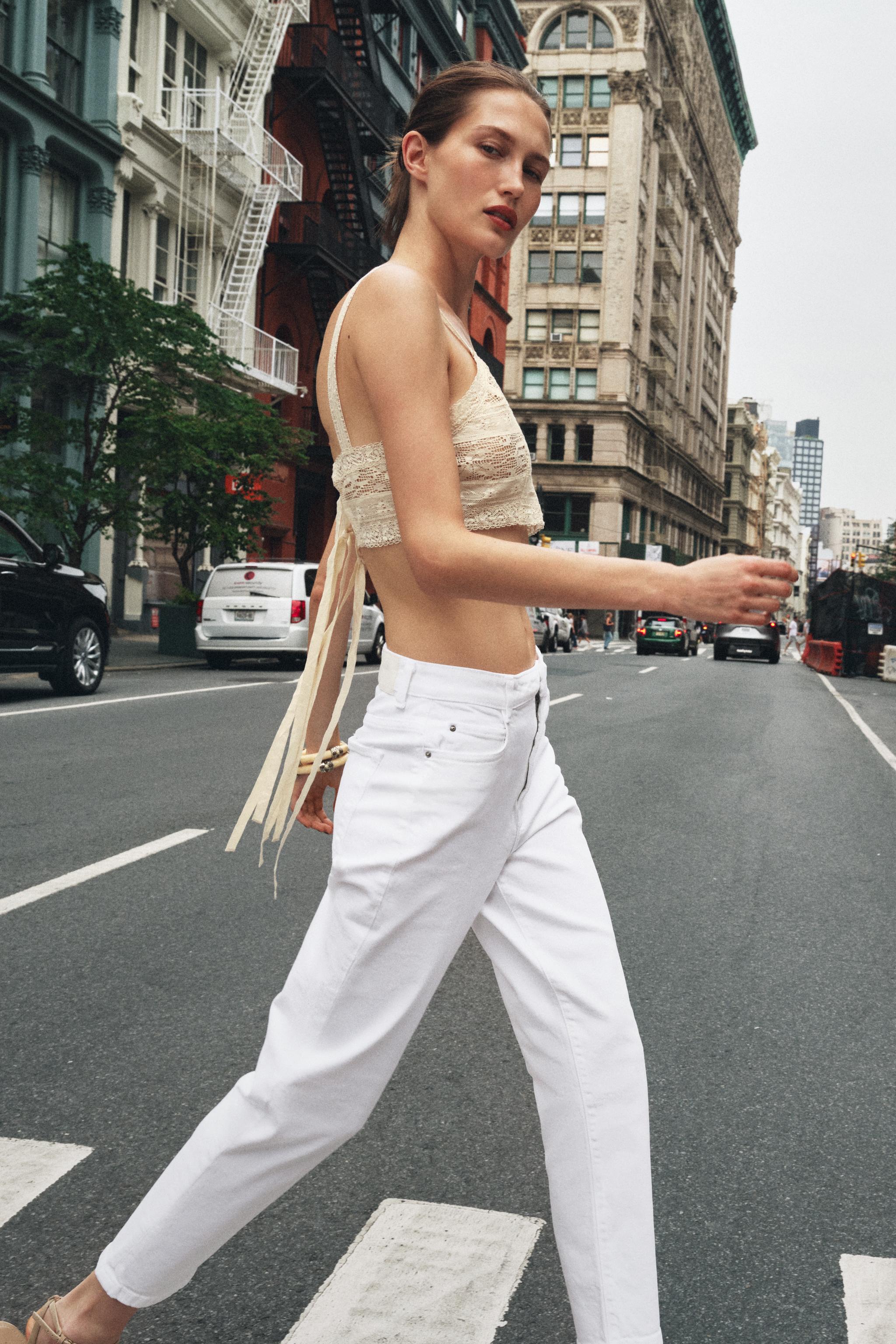 ☆ドイツ発*ZARA*新作*TRF ハイウエストストレートデニム/AG☆ ☆ドイツ発*ZARA*新作*ハイウエストストレートデニム/LIGHT BLUE