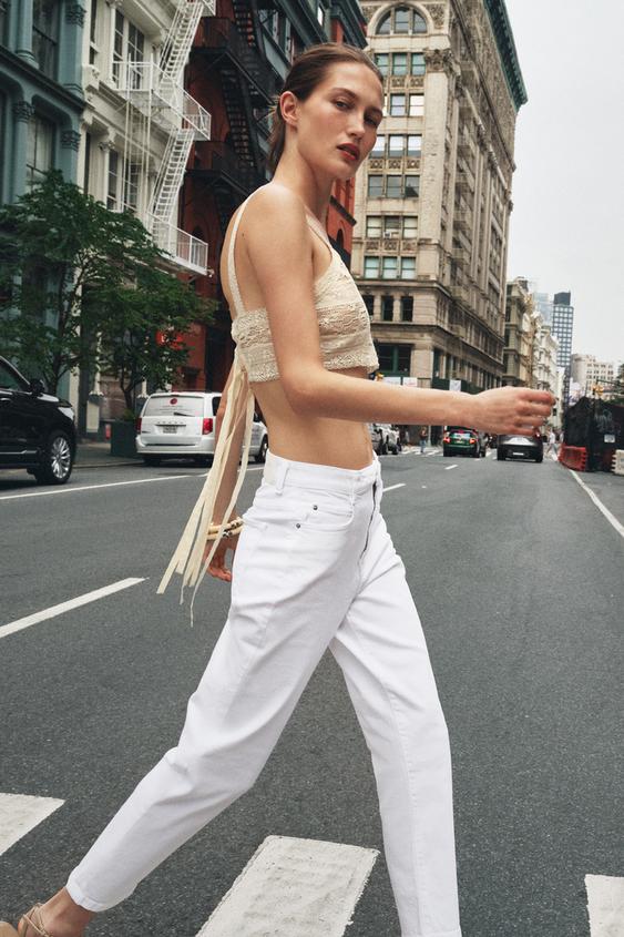 Pantalones Anchos Pantalones Vaqueros Mujer Zara 2020 Moda Zara