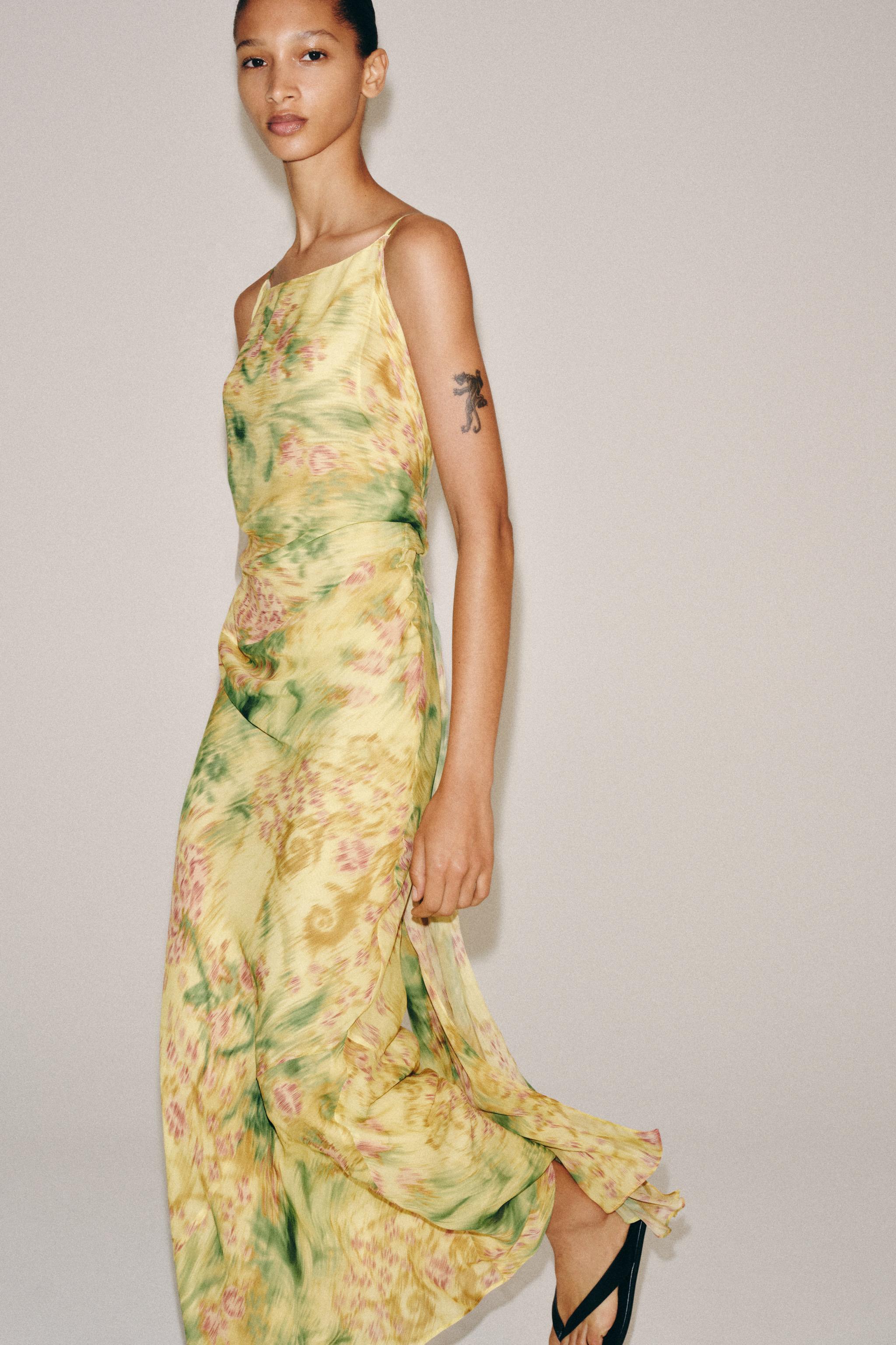 ZW COLLECTION PRINTED BOW DRESS