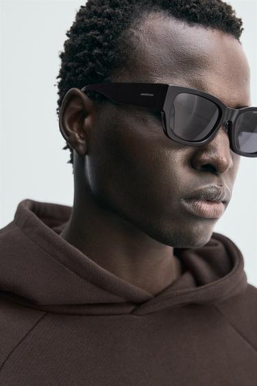 SWEAT À BANDES EN CONTRASTE - Chocolat de Zara - Image 6