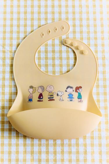 Zara CHILDREN'S SILICONE PEANUTS™ BIB - Light yellow