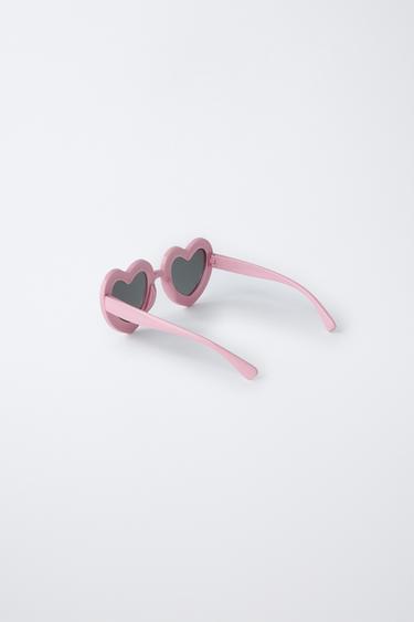 LUNETTES DE SOLEIL PLASTIQUE CŒUR - Rose de Zara - Image 1