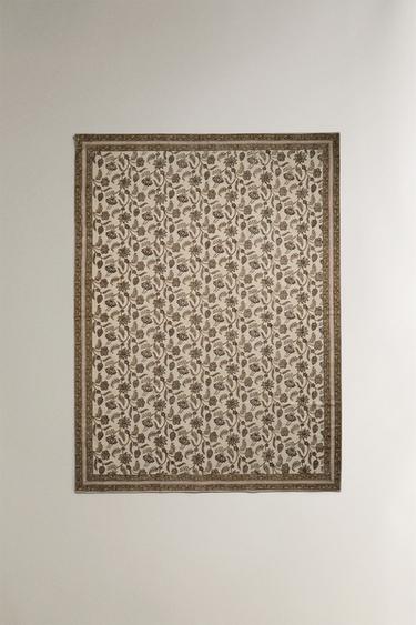 FLORAL PRINT RUG - Pink by Zara - Image 2