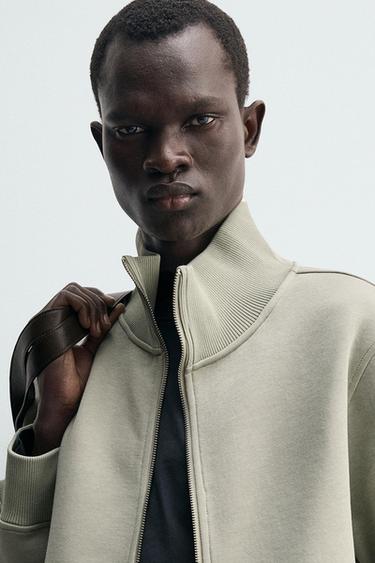 Zara DUKSERICA OD INTERLOK TKANINE SA RAJSFERŠLUSOM – nana