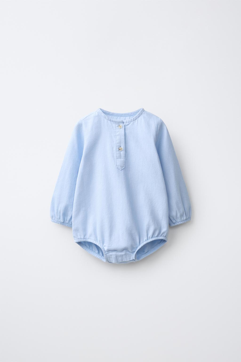 HENLEY NECK BODYSUIT
