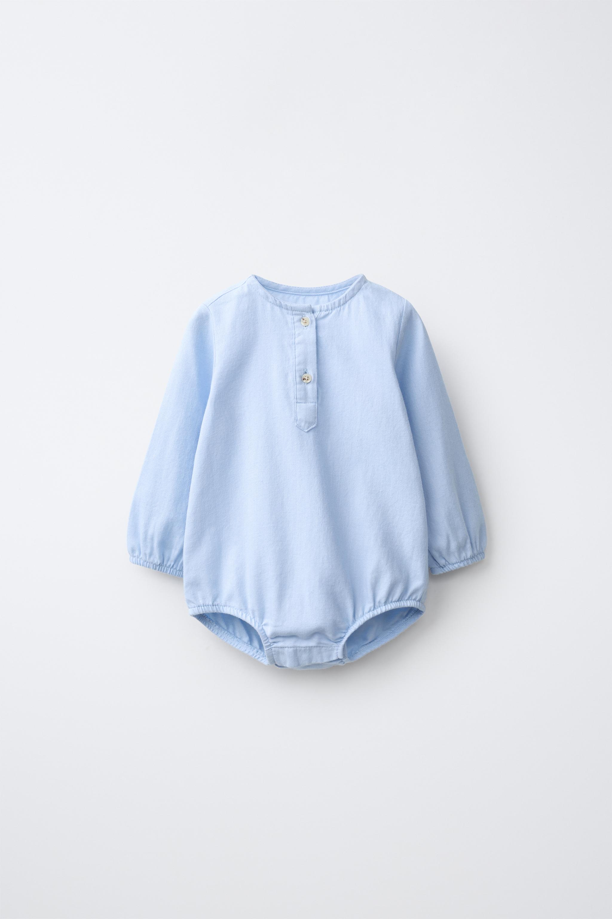 HENLEY NECK BODYSUIT
