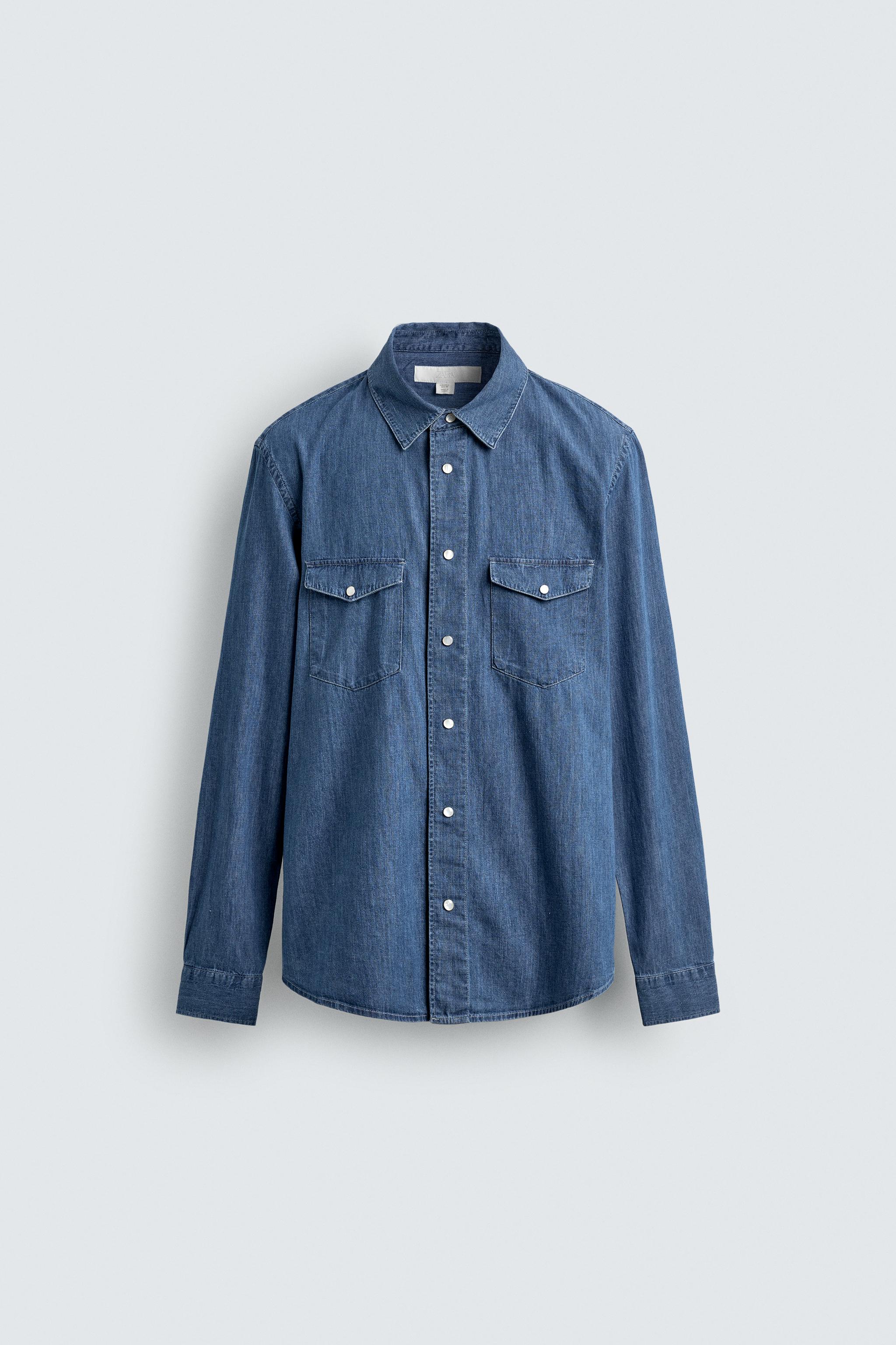 POCKET DENIM SHIRT