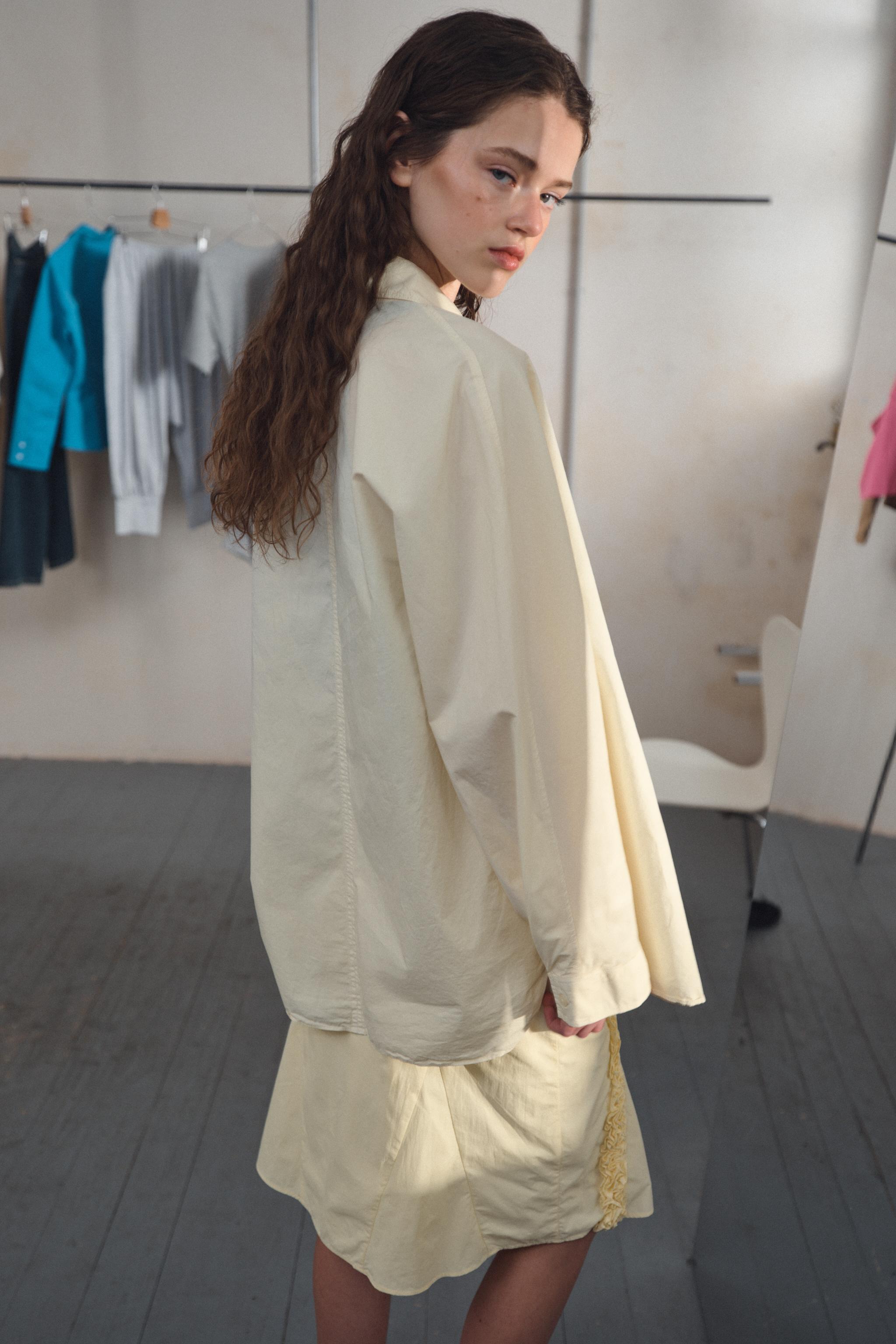 OVERSIZED POPLIN SHIRT