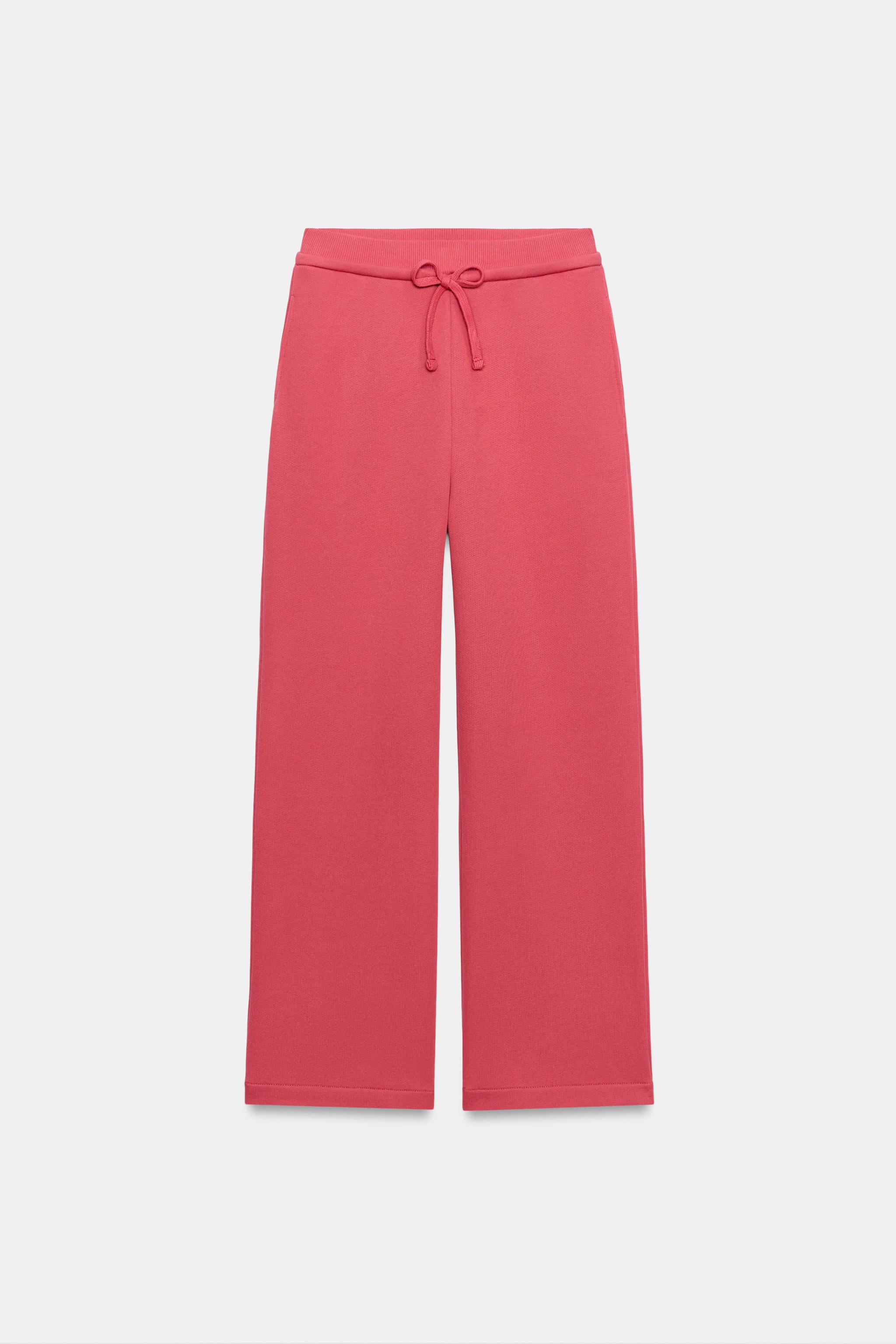 Zara BAĞCIKLI KOTON PANTOLON görsel 5