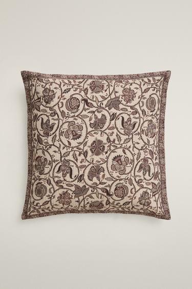 HOUSSE DE COUSSIN JACQUARD - Beige clair de Zara - Image 0