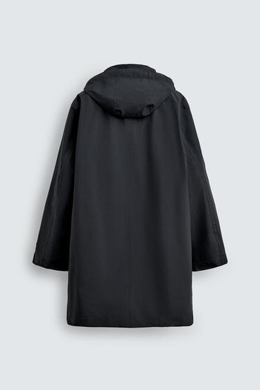 WATER-REPELLENT DETACHABLE TECHNICAL PARKA - Navy blue by Zara - Image 10