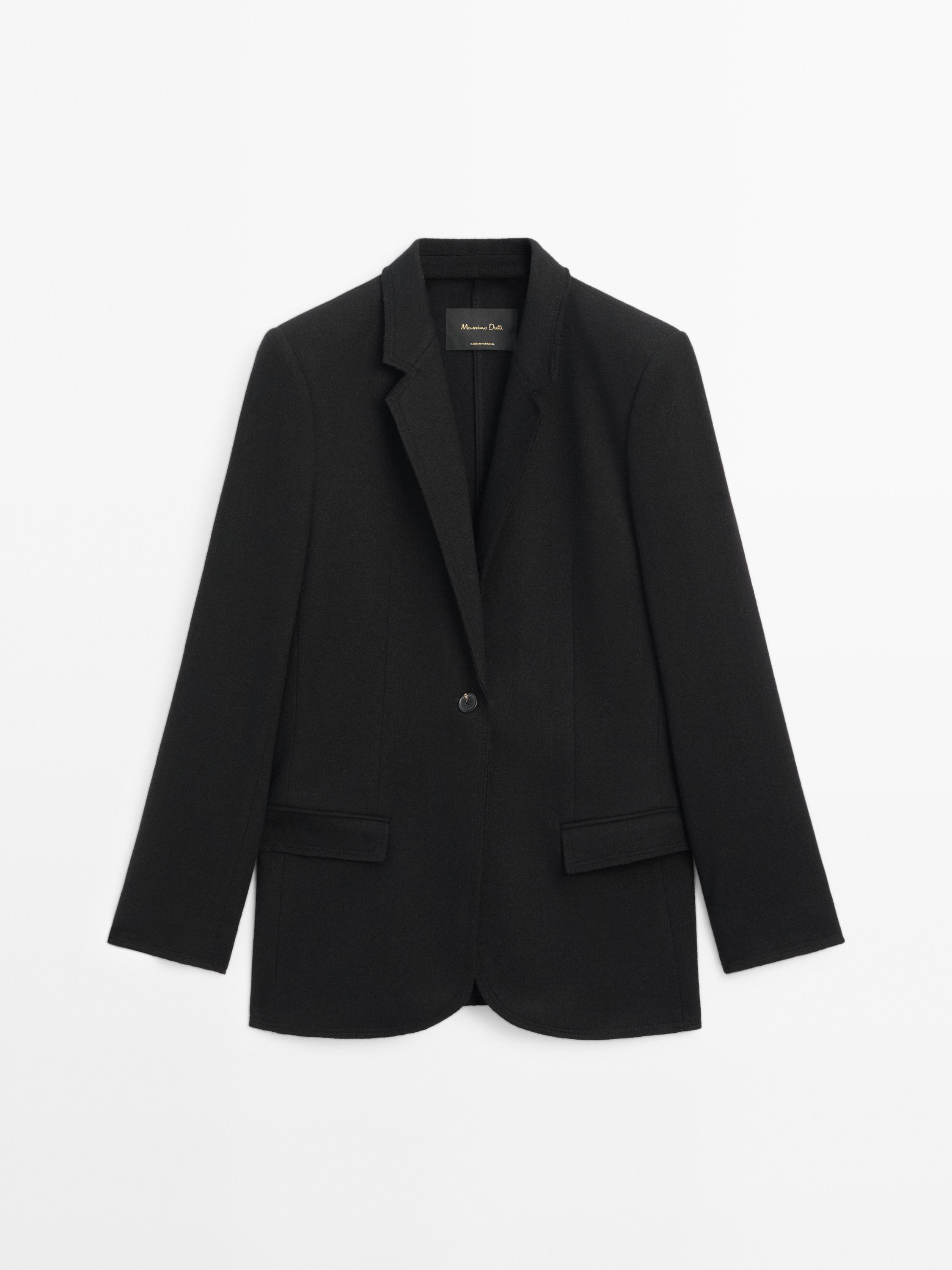 100% wool tailored blazer - Black | ZARA United States