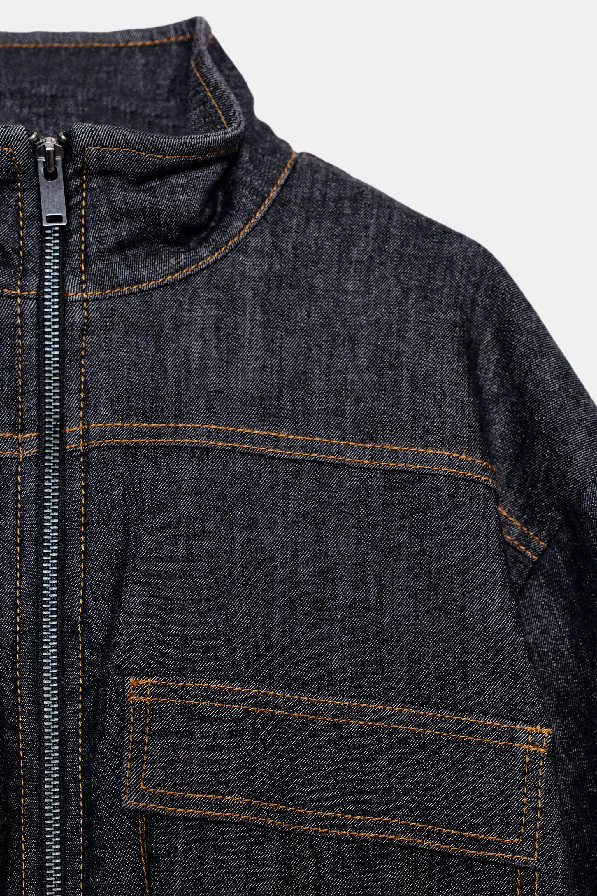 ハイネック ボンバー キルティングジャケット - ブラック | ZARA Japan